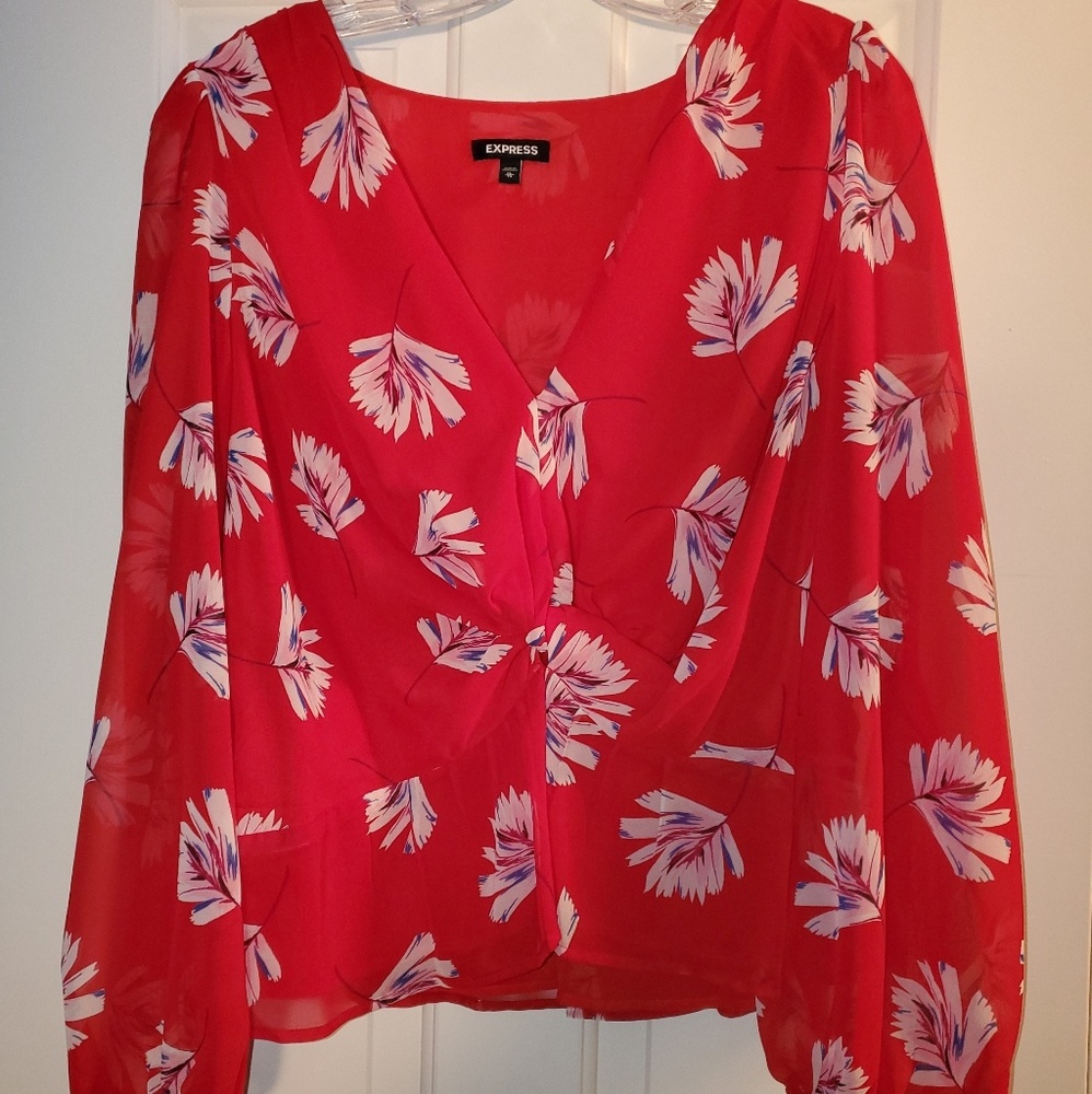 Express floral blouse